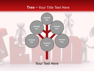 Megaphone Cartoon White PowerPoint Template