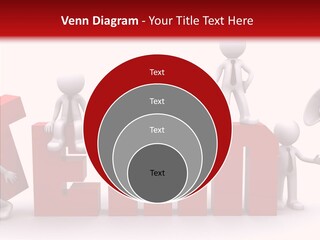 Megaphone Cartoon White PowerPoint Template