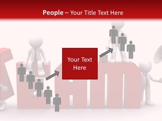 Megaphone Cartoon White PowerPoint Template