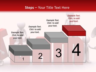 Megaphone Cartoon White PowerPoint Template