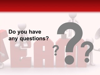 Megaphone Cartoon White PowerPoint Template