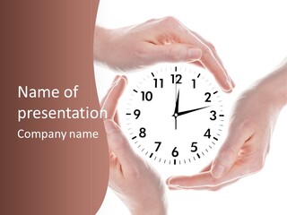 Circle Hold Timer PowerPoint Template