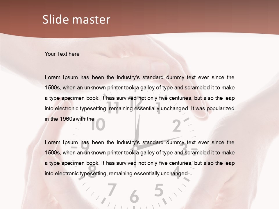 Circle Hold Timer PowerPoint Template