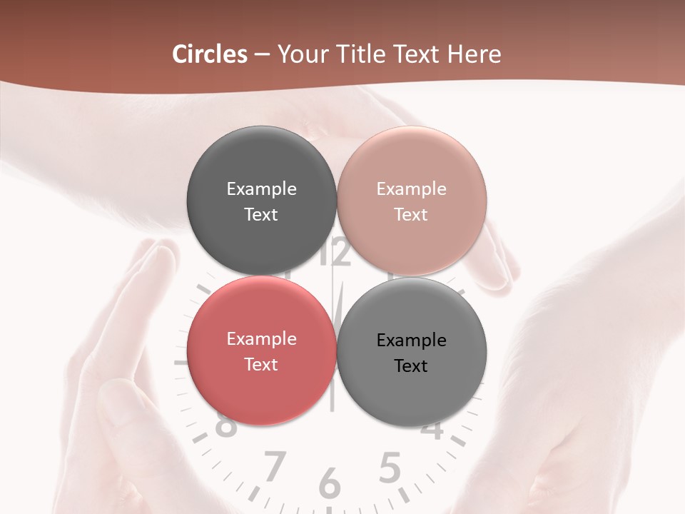 Circle Hold Timer PowerPoint Template