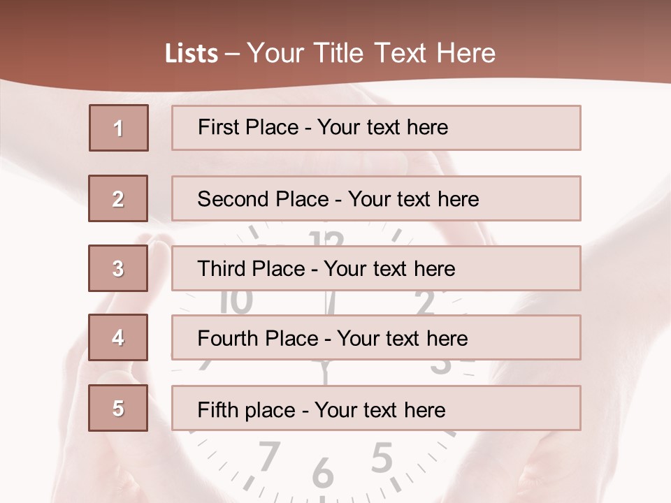 Circle Hold Timer PowerPoint Template