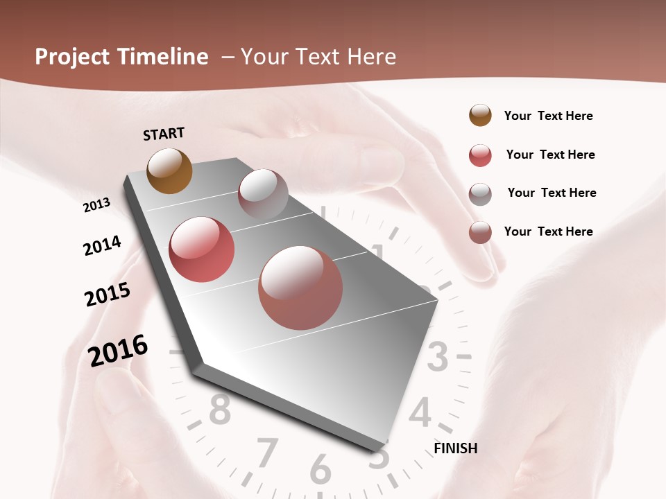Circle Hold Timer PowerPoint Template