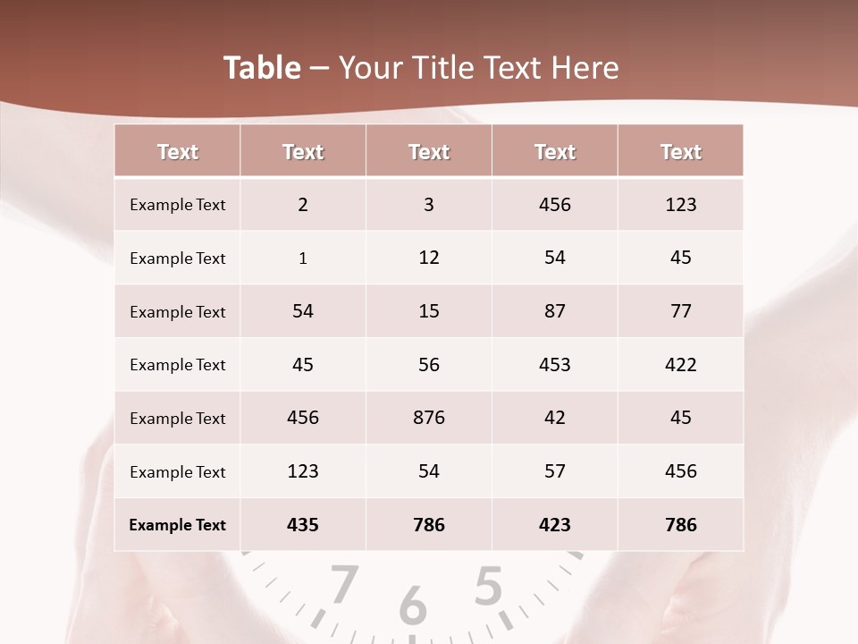 Circle Hold Timer PowerPoint Template