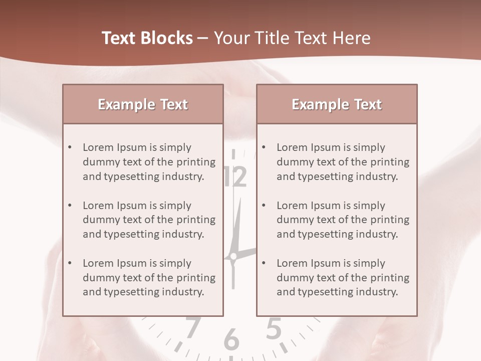 Circle Hold Timer PowerPoint Template