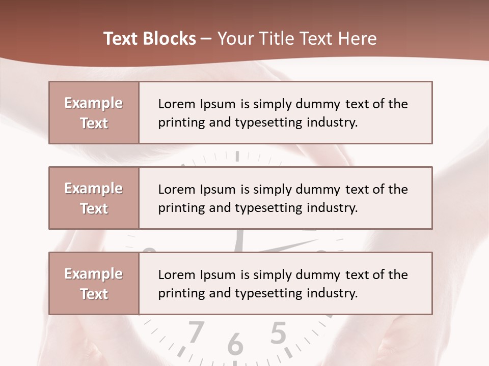Circle Hold Timer PowerPoint Template