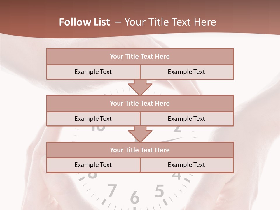 Circle Hold Timer PowerPoint Template
