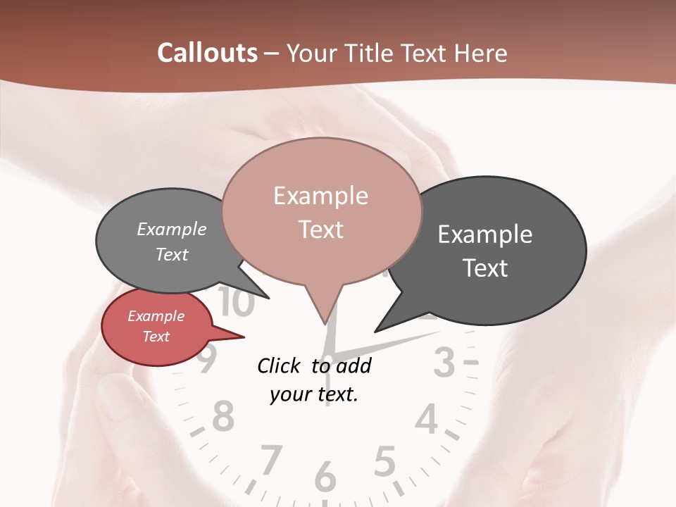 Circle Hold Timer PowerPoint Template