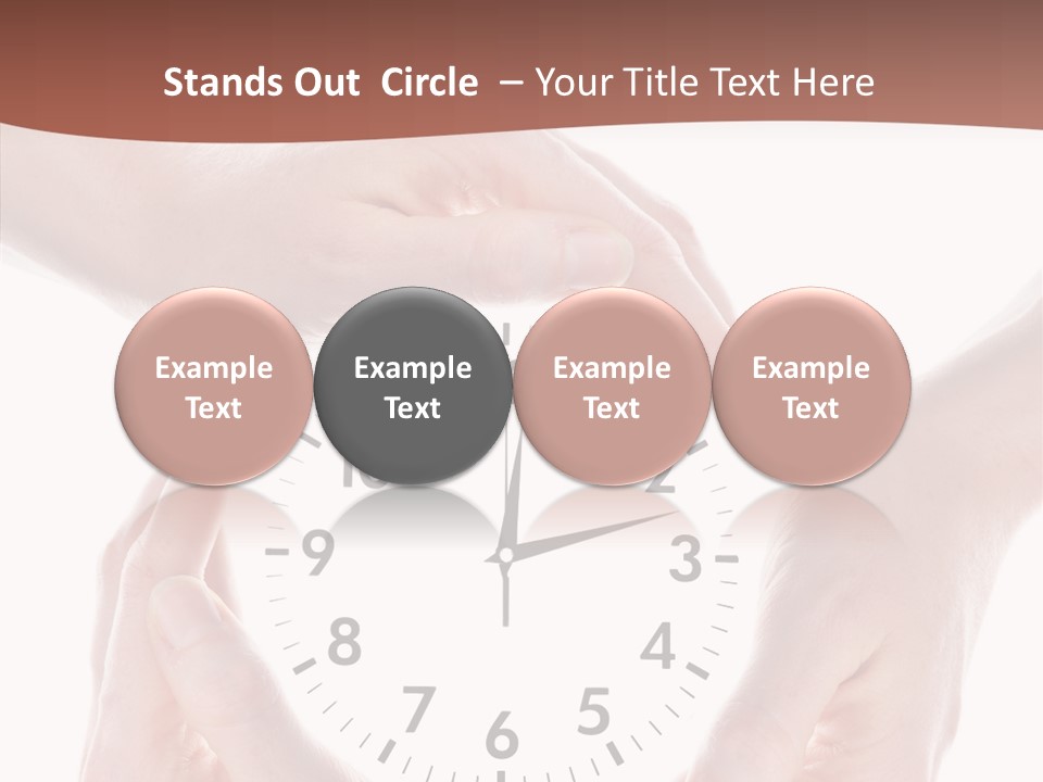 Circle Hold Timer PowerPoint Template