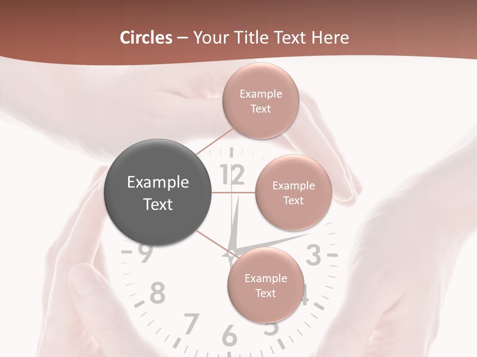 Circle Hold Timer PowerPoint Template