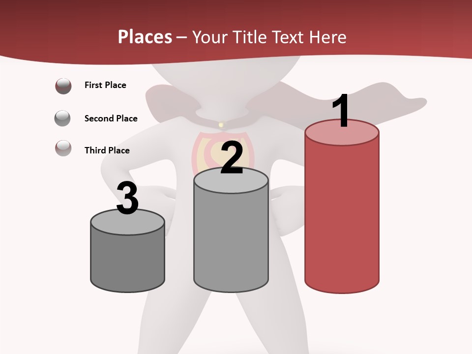 Man Person White PowerPoint Template