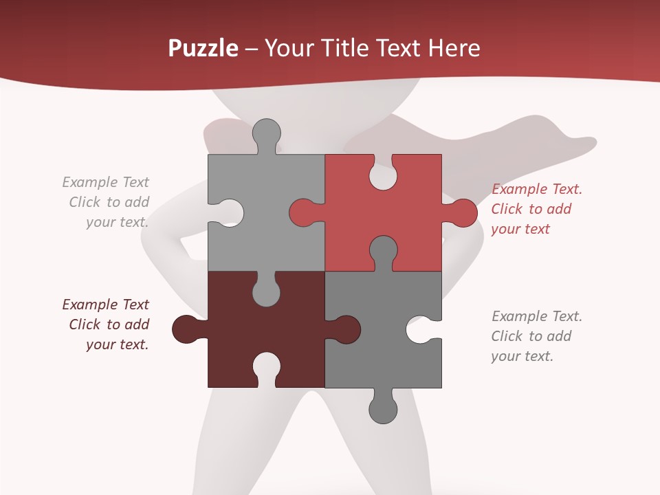 Man Person White PowerPoint Template