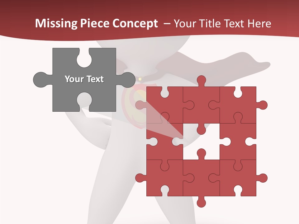 Man Person White PowerPoint Template