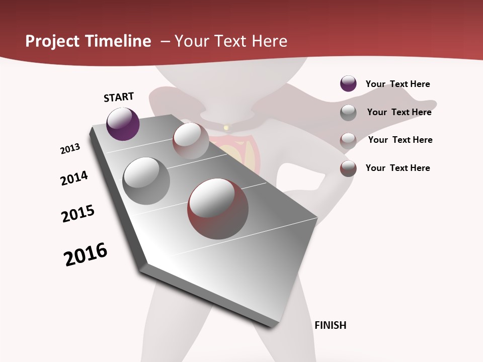 Man Person White PowerPoint Template