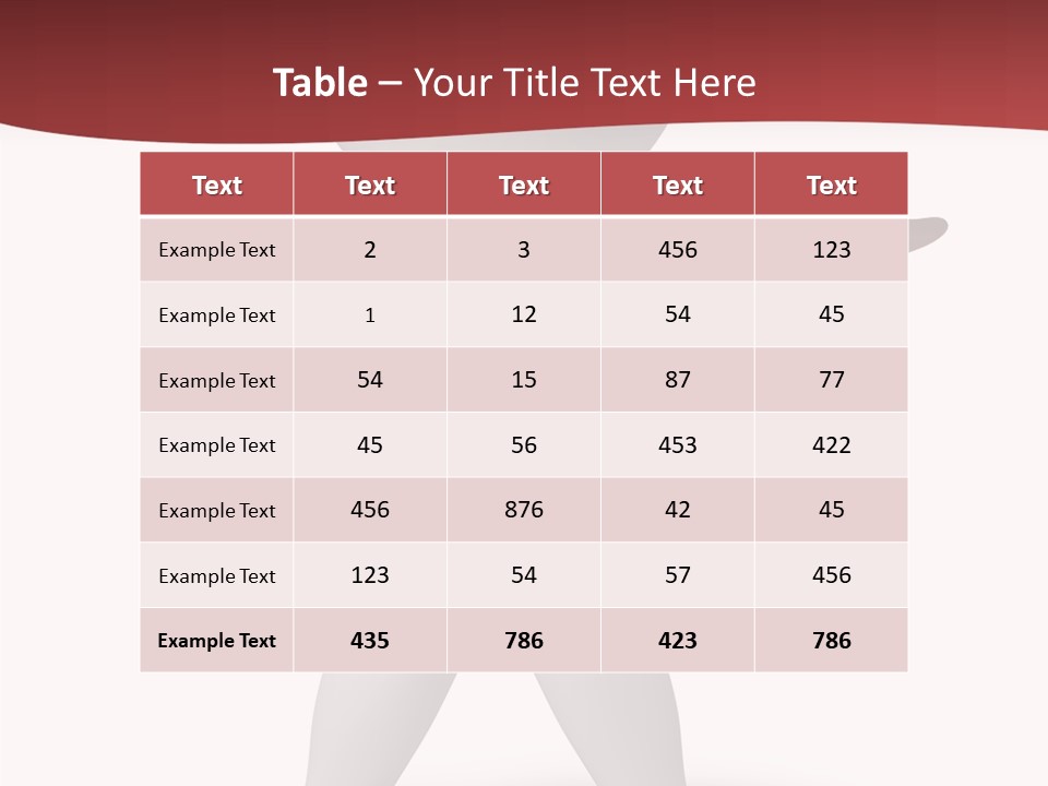 Man Person White PowerPoint Template