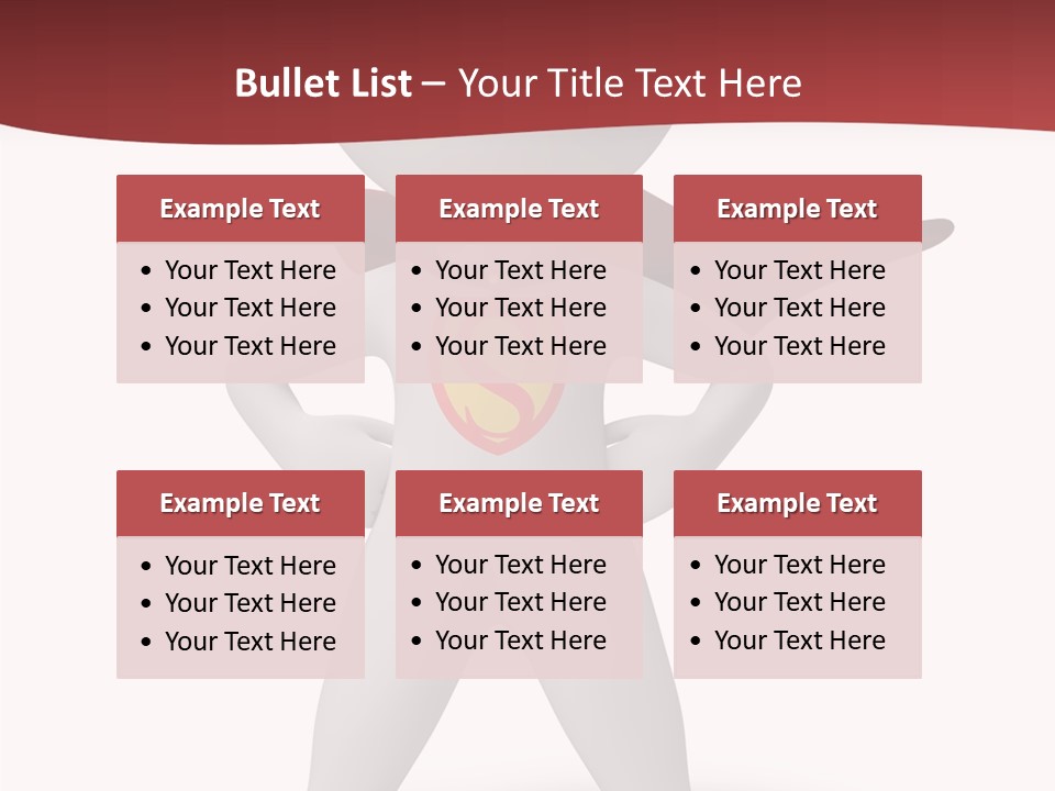 Man Person White PowerPoint Template