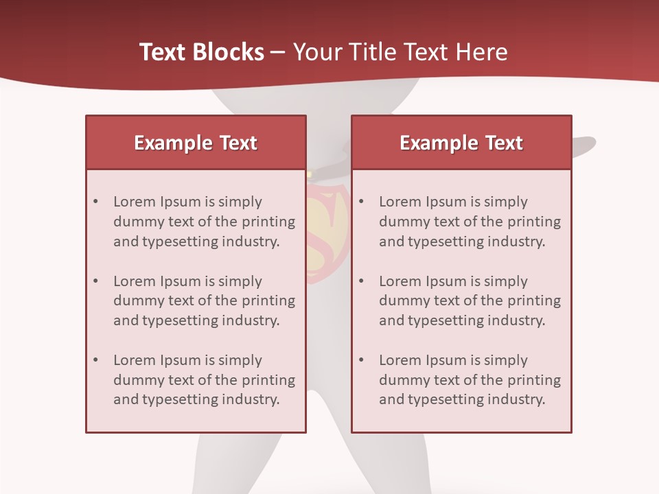 Man Person White PowerPoint Template