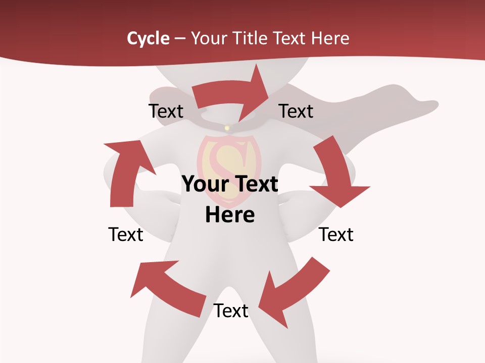 Man Person White PowerPoint Template