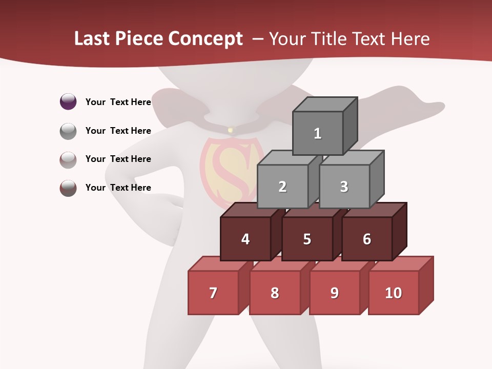 Man Person White PowerPoint Template