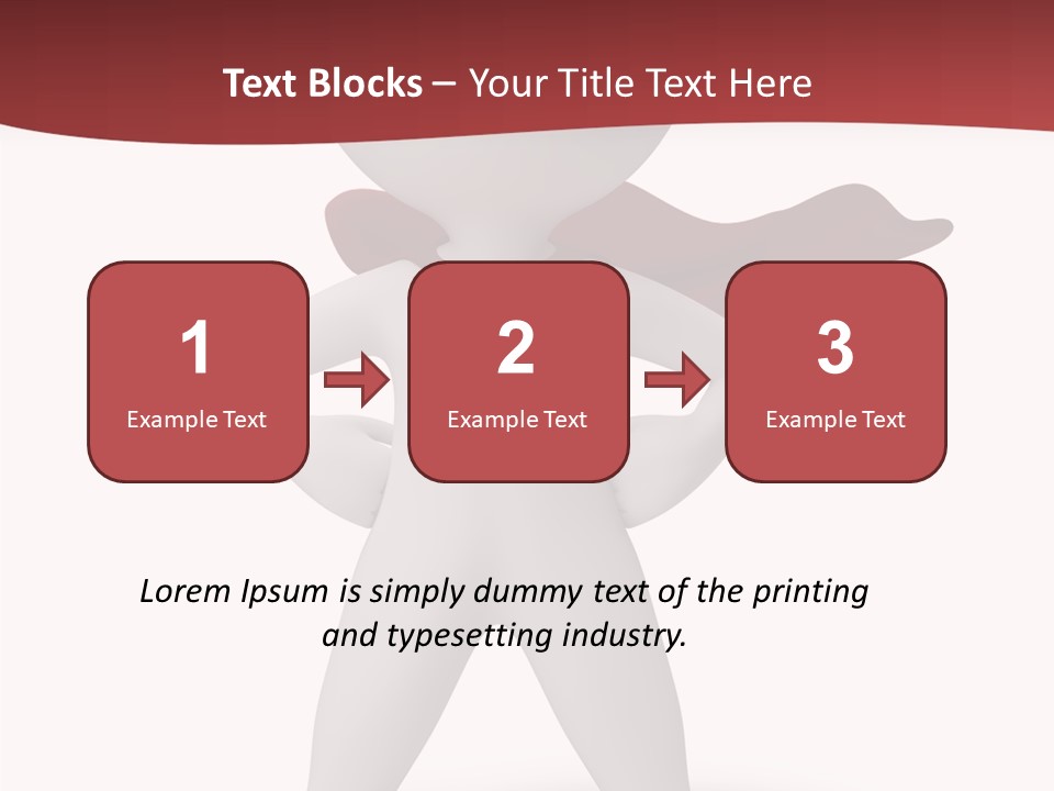 Man Person White PowerPoint Template
