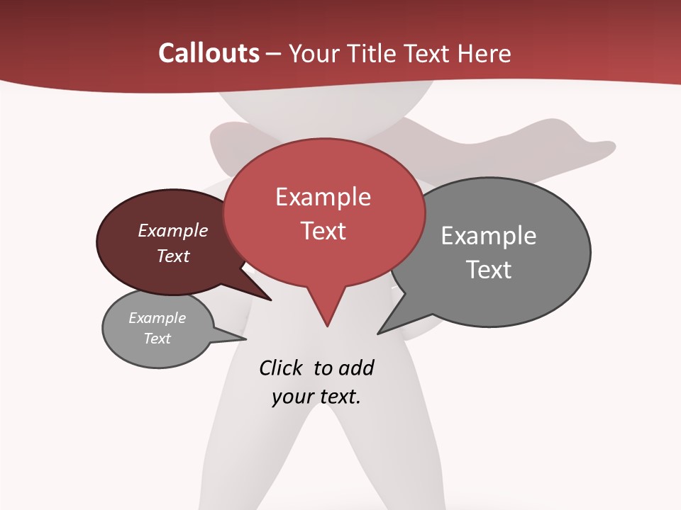 Man Person White PowerPoint Template