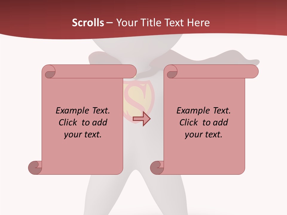 Man Person White PowerPoint Template