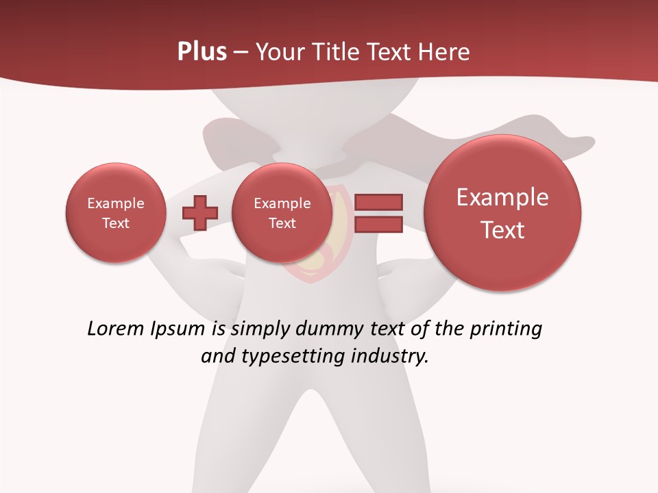 Man Person White PowerPoint Template