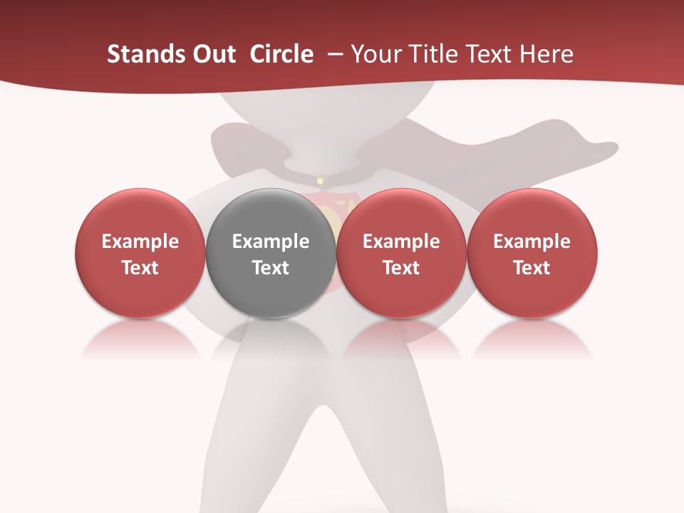 Man Person White PowerPoint Template