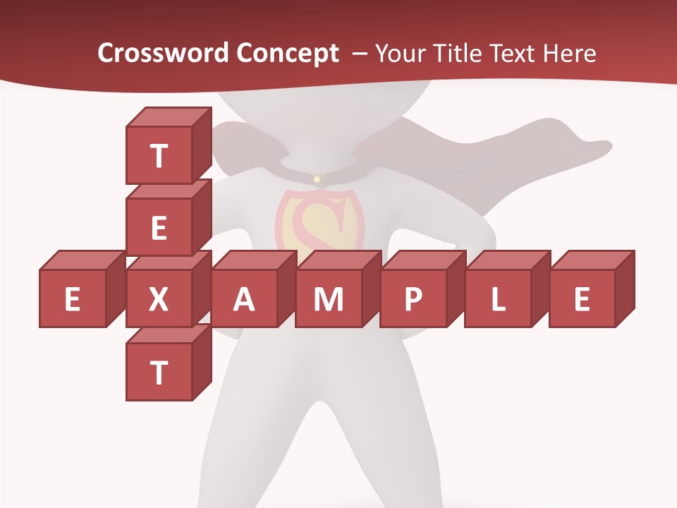 Man Person White PowerPoint Template