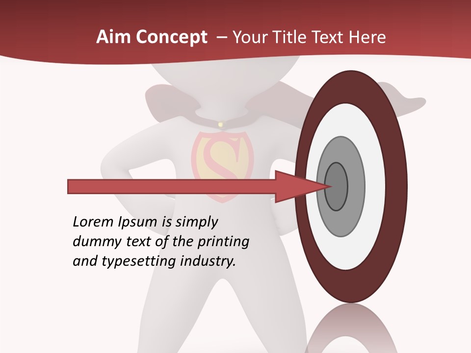 Man Person White PowerPoint Template