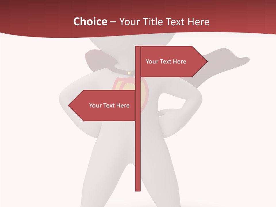 Man Person White PowerPoint Template