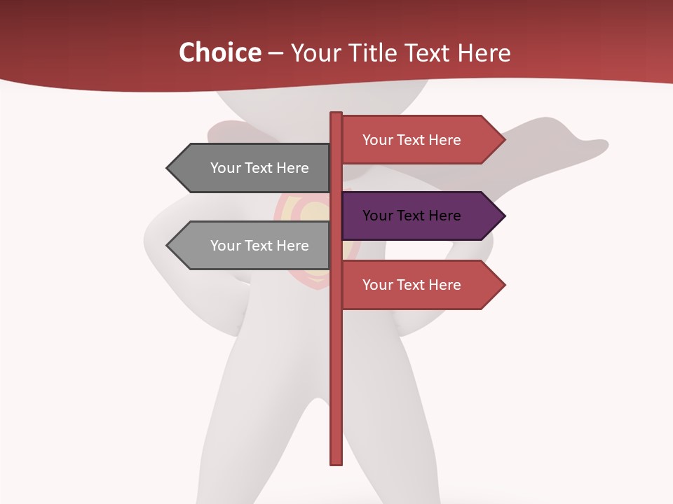 Man Person White PowerPoint Template