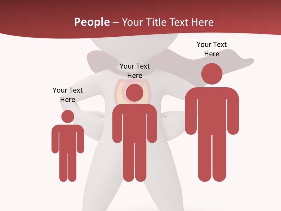 Man Person White PowerPoint Template