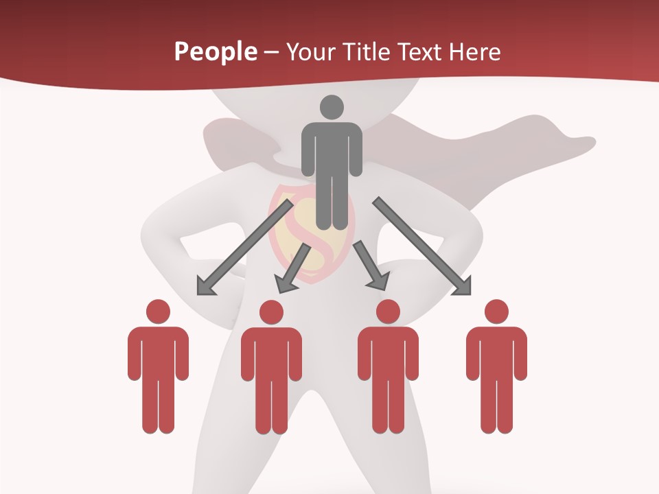 Man Person White PowerPoint Template