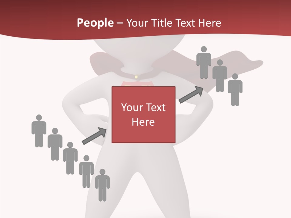 Man Person White PowerPoint Template