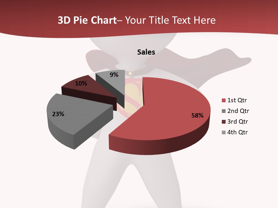 Man Person White PowerPoint Template
