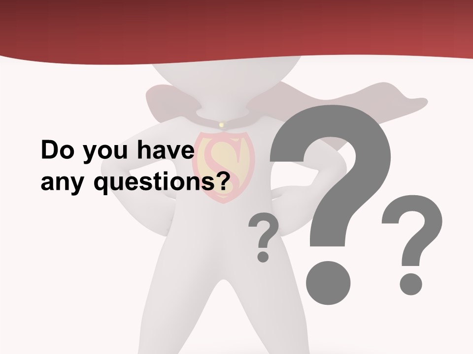 Man Person White PowerPoint Template