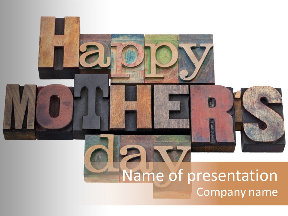 Day Congratulation Mother PowerPoint Template