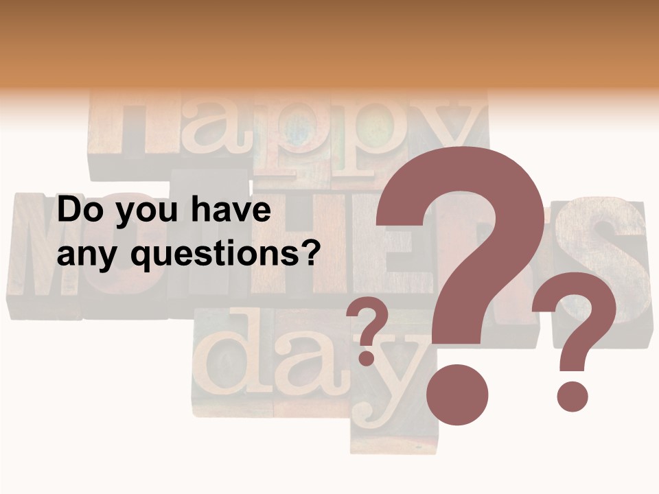 Day Congratulation Mother PowerPoint Template