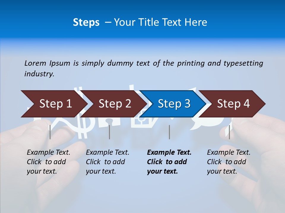 Joined Partner Puzzle PowerPoint Template