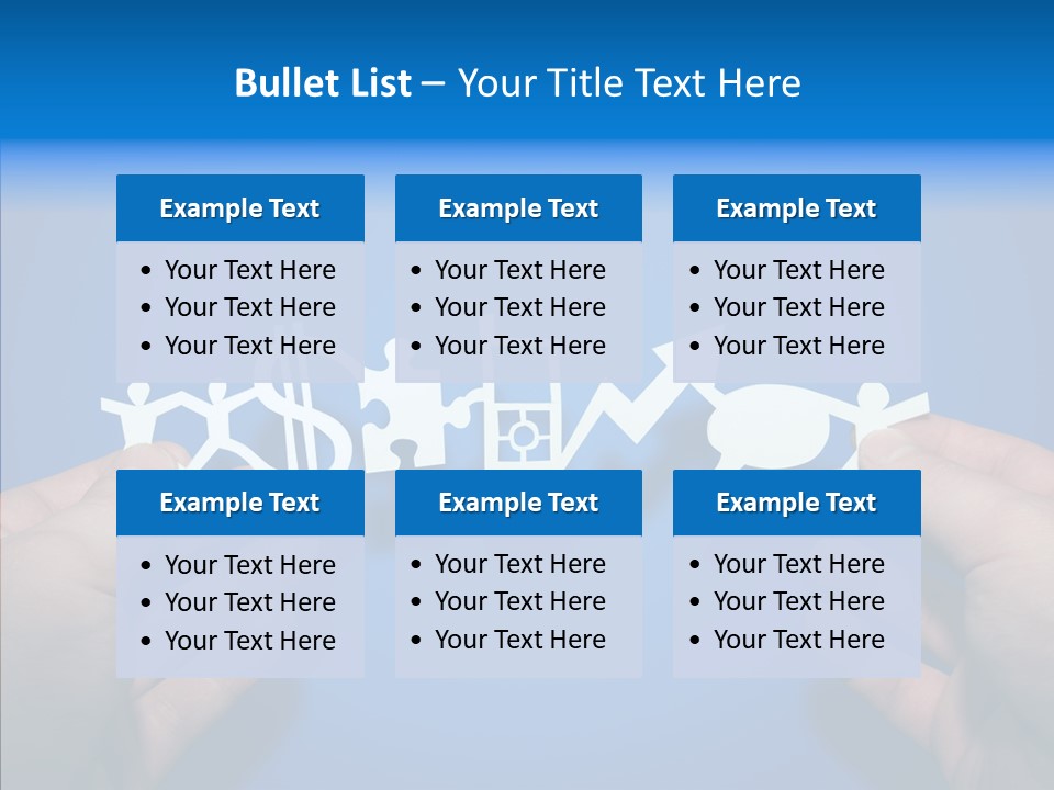 Joined Partner Puzzle PowerPoint Template