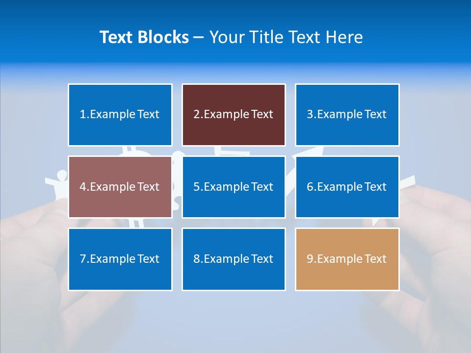 Joined Partner Puzzle PowerPoint Template