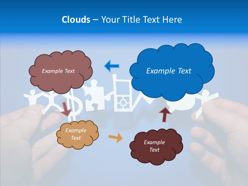 Joined Partner Puzzle PowerPoint Template