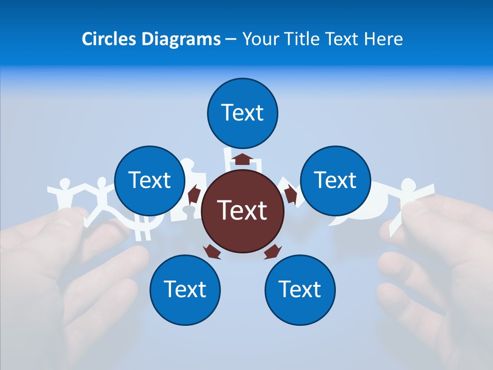 Joined Partner Puzzle PowerPoint Template