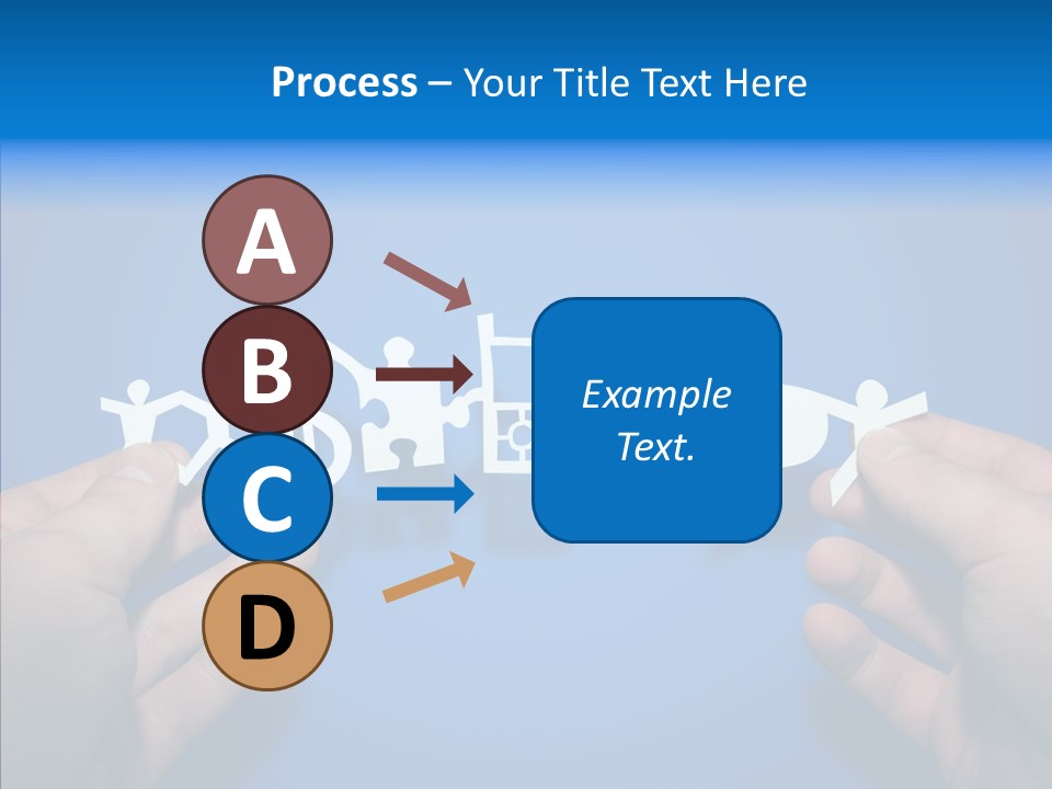 Joined Partner Puzzle PowerPoint Template