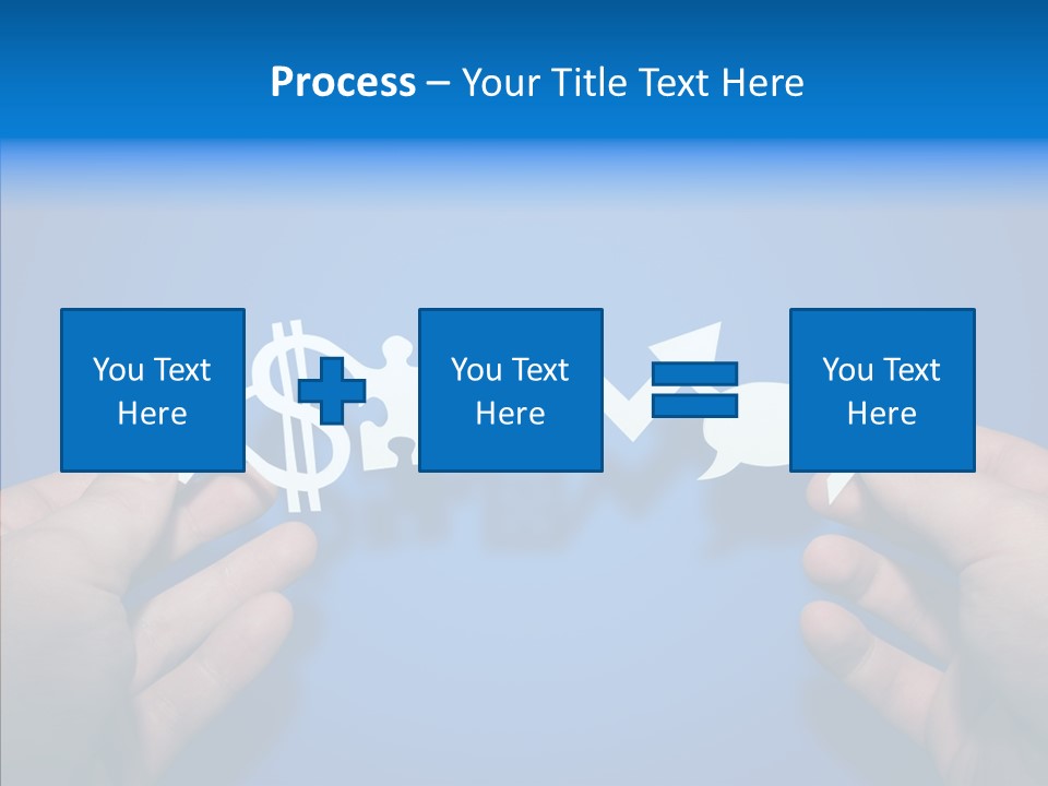 Joined Partner Puzzle PowerPoint Template