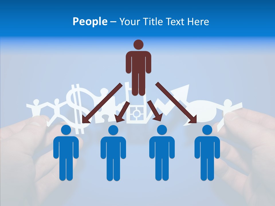 Joined Partner Puzzle PowerPoint Template